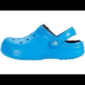 Crocs Ralen Fleece Lined, Blue Todler/Child Size 6